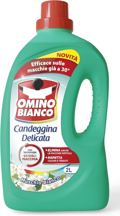 Sanftes Bleichmittel in 2 Liter für strahlend witte was