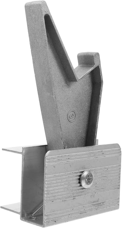 Metalen Trapvergrendeling - Ladder Stabilisator - Veilige Ladder - Eenvoudig Te Monteren - 14x7x4.3cm - Zilver