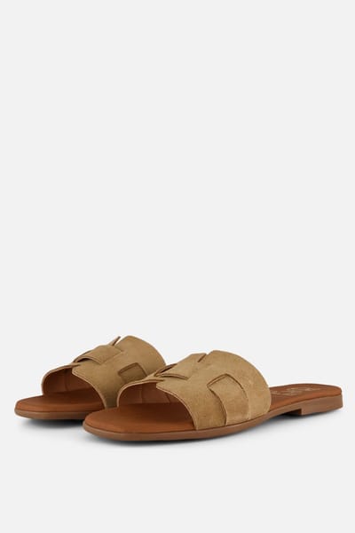 Oh My Sandals Oh My Sandals Slippers beige Suede