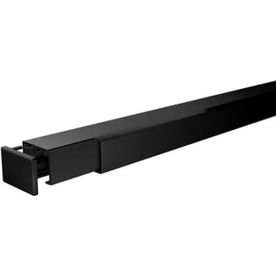 Cando Schuifdeursysteem Box - 2m - Zwart - Soft-close - Inclusief Frezing