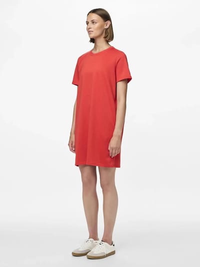 Pieces Sweat Dress - Loungewear Dress - Slaapshirt - Katoenen nachthemd - Blauw / XL