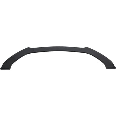 Lèvre de Pare-chocs Avant de Voiture Combinaison 3 Sections Spoiler Pelle Noir Brillant Universel Extérieur black