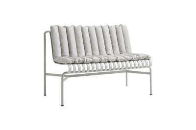 HAY Palissade Soft Gewatteerd kussen voor Dining Bench - grijs