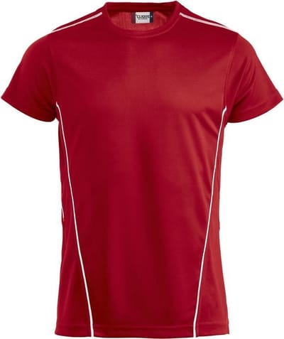 Clique Ice Sport T Rood/Wit maat S