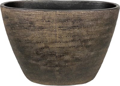 Tokio pot goud ovaal L33 x B16 x H26 CM