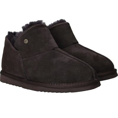 Warmbat Willow Suede Dames Sloffen - Bruin