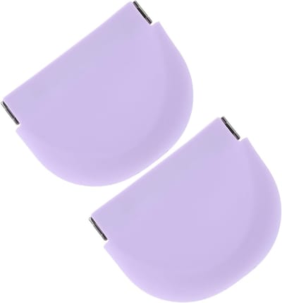 Houders Beugels - Opbergdoosjes Tandheelkundig - Hygiënisch Opbergen - Geïntegreerde Ventilatie - 10 x 7.5 x 2 cm - Violet