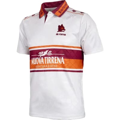 COPA - AS Roma 1994 - 95 Retro Uit Voetbalshirt - Heren - S