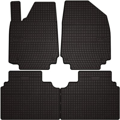 Wielganizator SolidPRO - Zwarte Rubbermatten - Hyundai Ioniq 6 - 2022 - Aangepast