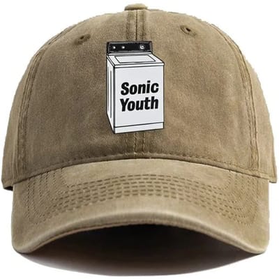 Sonic Youth Petten Versleten Petten Pet Mannen Vrouwen Retro Zomer Verstelbare Petten Vader Cadeau Buiten Zonbescherming Adjustable gray