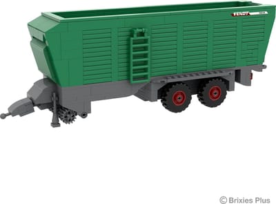 BRIXIES Plus Fendt Tigo XR - Nano Bouwset Aanhangwagen - 345 onderdelen - Vanaf 6 jaar