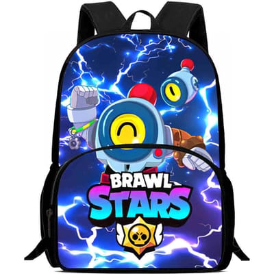 Sac à dos Brawl Stars Impression Haute Définition Multifonctionnel Léger