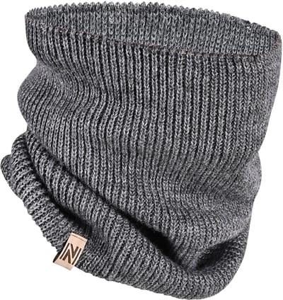 Norfolk - 70% Merino Wol Nekwarmer - Premium Gebreide, Zacht en Warm Sjaal - Grijs - Dover
