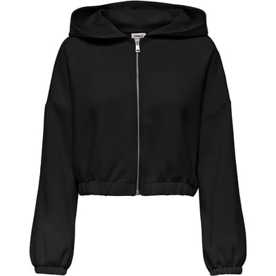 ONLY - ONLSCARLETT LS ELASTIC ZIP HOOD SWT Dames Trui