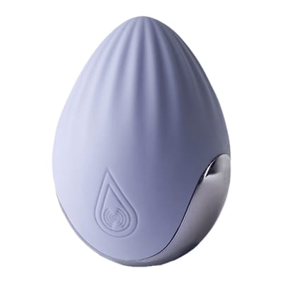 NIYA 4 - Oplegvibrator - Intieme Massager - Met Verlicht Docking Station - Lichtblauw