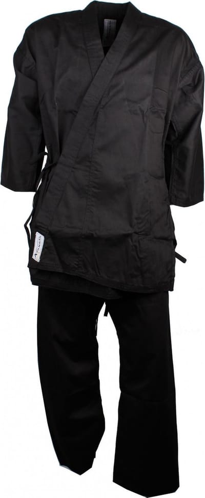 Arawaza Karatepak Lightweight Eko Zwart Junior Maat 100