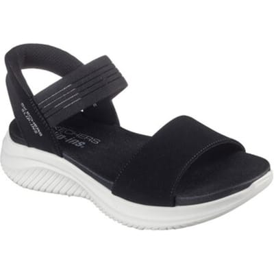 Skechers Slip-ins Ultra Flex 3.0 Summerville Zwarte sandalen
