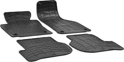 Walser DirtGuard rubberen voetmatten geschikt voor Skoda Octavia II/VW Jetta III 2004-2013 - VW Golf V 2003-2010 - VW Golf VI 2008-2014