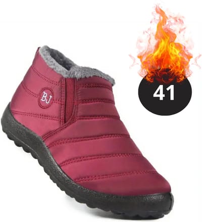 Nivard Snowboots - Sneeuwschoenen - Sneeuwboots - Dames - Wintersport - Ski - Skischoenen - Rood - 41 - Laag