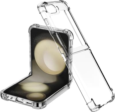 Hoesje Geschikt Voor Samsung Galaxy Z Flip 5 Transparant Shockproof