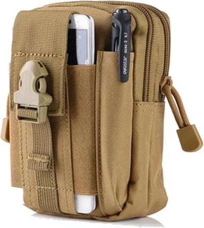 Nylon Heuptas Waterdicht - Bruin