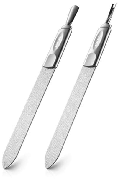 4-in-1 Manicure Set met Nagelvijlen en Cuticle Verwijder Set