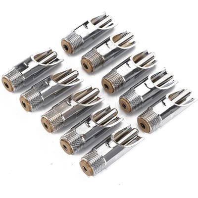 10 stuks Metalen Eendenbek Stijl Varkenswaterbak Varkensdrinker Veehouderij Accessoires Benodigdheden(Mond Stijl Varken Drinkbak ) gray