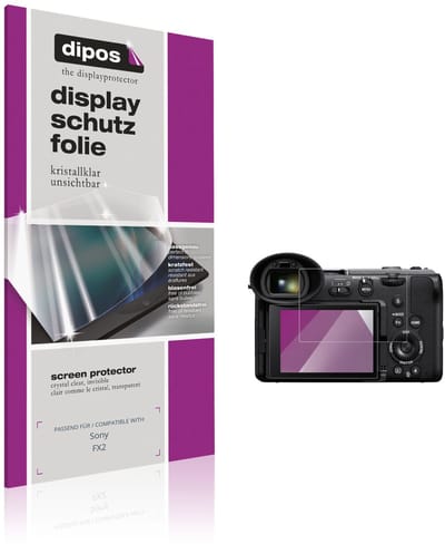 dipos – 4x Beschermfolie geschikt voor Sony FX2 | Krasbestendige & heldere Screenprotector Ultra-Thin