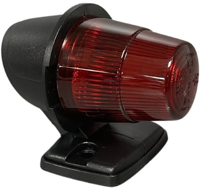 Toplamp - SIM - 3122 - 2.6 - 6.5cm - Old School - Smoke - Rood - 12V-24V