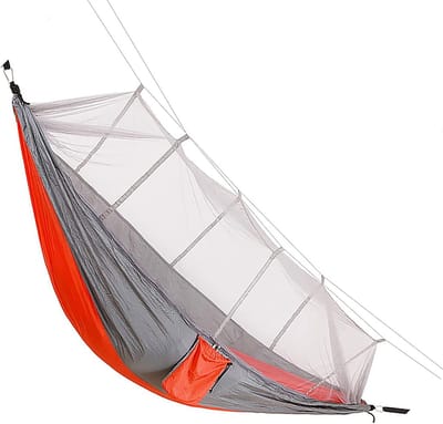 Hangmat met Net - Camping Hangmat - Outdoor Reizen - Ultra Licht Nylon - 260x140cm - N.v.t.