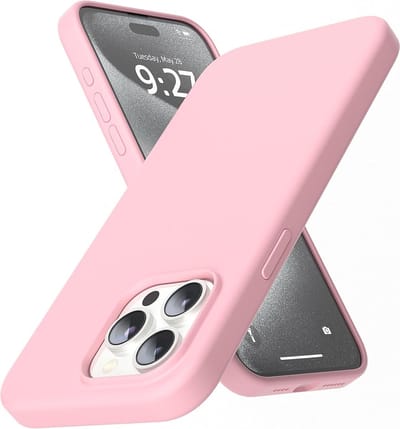 Arara Hoesje Geschikt voor iPhone 15 Pro Hoesje Siliconen - liquid Backcover - Roze