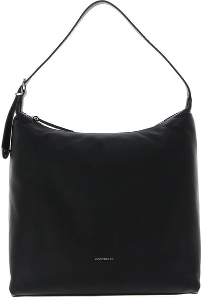COCCINELLE Leren Schoudertas Gleen Handbag Noir Zwart
