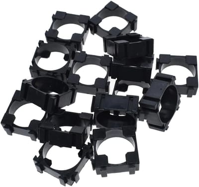 Batterijhouders - Cel Spacers - DIY Batterijpakketten - Vlamvertragend Materiaal - Voor 18650 Cellen - Zwart