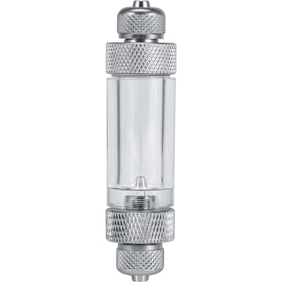 Aquarium Water Plant CO2 Non return Bubble Counter Fish Tank Tool(Dubbele kop) white