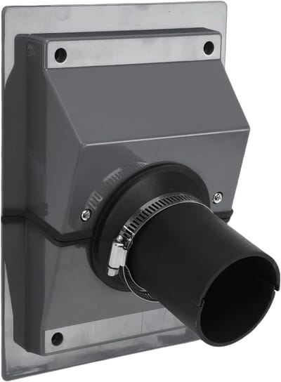 HVAC Wandvoeder Set Deksel, Eenvoudig Te Installeren Split Cover Wand Sleeve met Zachte Dichting voor Binnen- en Buitengebruik van Airconditioningsystemen, Grijs, Duurzaam en Weerbestendig