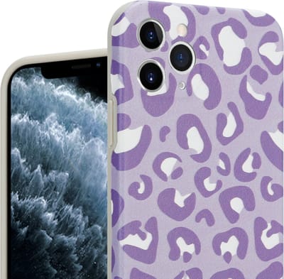 ShieldCase Purple Panther hoesje geschikt voor Apple iPhone 11 Pro hoesje - Panterprint - Tijgerprint - Speels Design - Paars