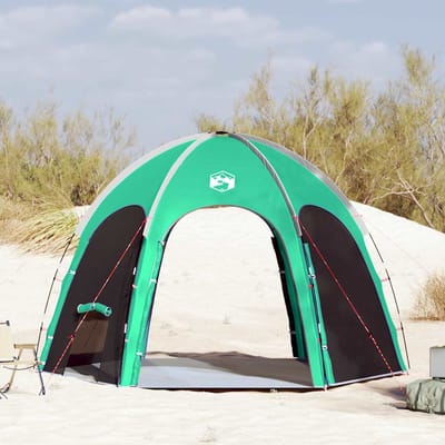 vidaXL - Zwembad - Tent - Zeegroen - 366 - x - 305 - x - 231 - cm - Polyester - en - Fiberglas