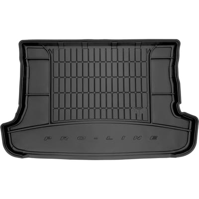Frogum - DryZone - Kofferbakmat 3D met Organizer - Geschikt voor TOYOTA Corolla Verso 2 (2004-2009) - Geen verstelbare laadvloer - TPE Rubber - Zwart