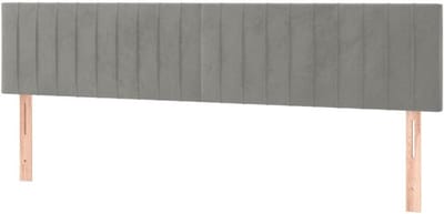 Hoofdborden - Bedhek - Bed Compleet Maken - Verstelbare Hoogte - 90x5x78/88 cm - Lichtgrijs