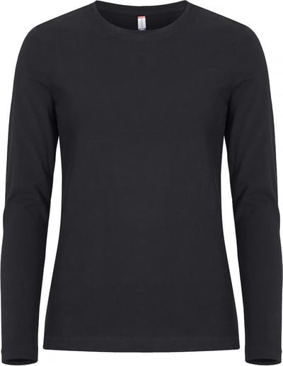 Clique Premium Fashion-T L/S Women 029359 - Zwart - 34/XS