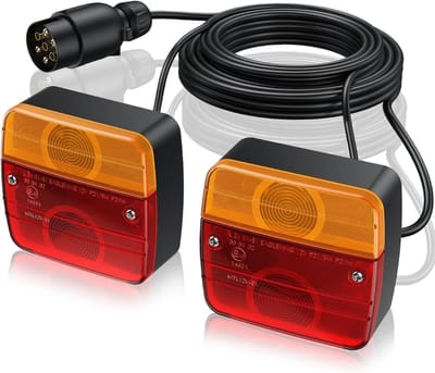 HEZIVO® Aanhanger Verlichting Set - Verlichtingskit - 2-delig - 12V Achterlicht - Waterdicht