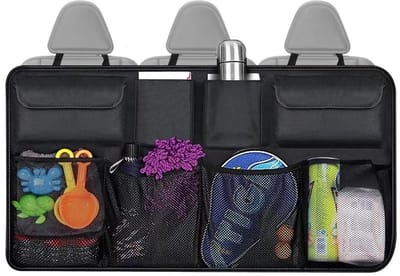GELLDG Auto opbergtassen - kofferbak organizer tassen - auto opbergtassen - kofferbak organizer tassen - auto accessoires - waterdicht - sterke elasticiteit - staafvormige structuur - geschikt voor SUV's - zwart