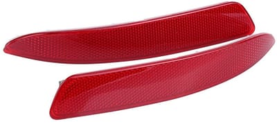 Dailygoods- Bumperreflector Hoogwaardige Kwaliteit - Achterbumperreflector - Waterdicht - E70 X5 2007-2013 - Rood - Inclusief Reflectoren - Reflector