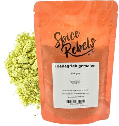 Spice Rebels - Foenegriek gemalen - zak 150 gram - Fenegriek