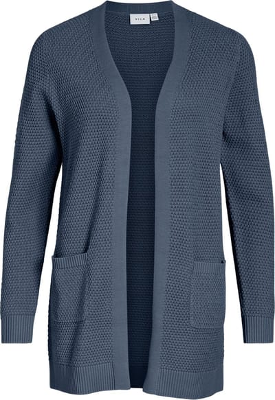 Vila Vest Vidalo L/s Knit Cardigan- Noos 14097125 Vintage Indigo Dames Maat - S