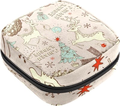 Opbergtas Maandverband - Periode Kit - Intieme Hygiëne - Privacy Beschermend - 12x17x17 cm - Veelkleurig
