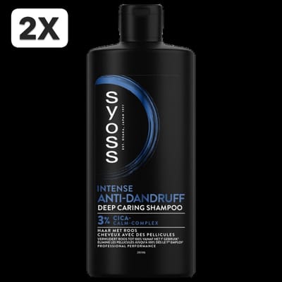 2 x Syoss Anti-Dandruff Shampoo - 440 ml