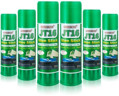 Dailygoods- Lijmstift 6 Stuks - Verbeterde Hechting - Geschikt voor 3D-printers - Wateroplosbaar - Compatibel met PLA/ABS/PETG - Veilig Materiaal - 3D-printerlijm