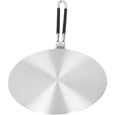 Adaptateur diffuseur de chaleur en acier inoxydable pour cuisinière à gaz, ustensiles de cuisine, 24 cm white