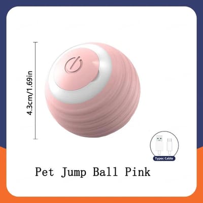 Slim Hondenspeelgoed Bal Elektronisch Interactief Huisdierspeelgoed Bewegende Bal USB Automatisch Bewegend Stuiterend voor Puppy Verjaardagscadeau Kattenproducten gray